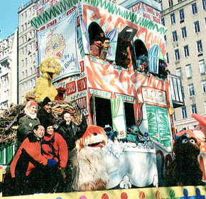 Rick Lyon as Big Bird at Macy's Parade