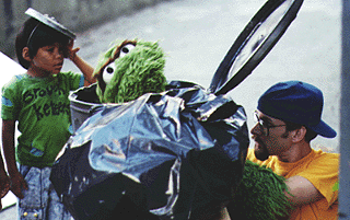 [Rick and Oscar the Grouch]