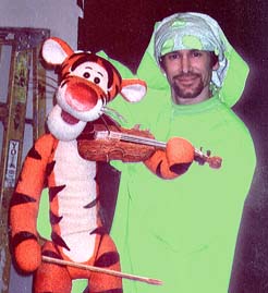 Rick Lyon and Tigger