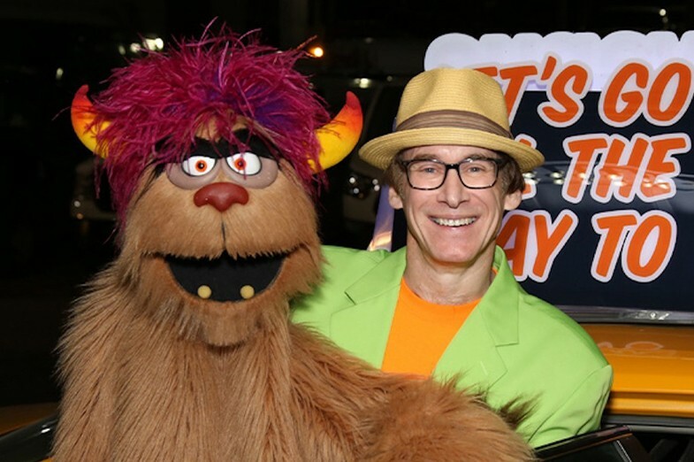 Rick Lyon with Trekkie Monster